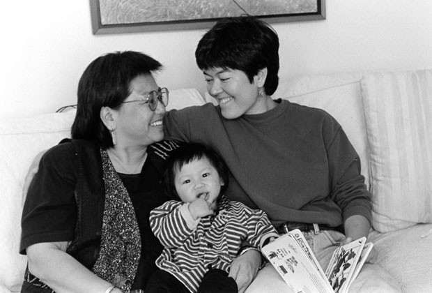 Photos of Lesbian Mothers and Their Children